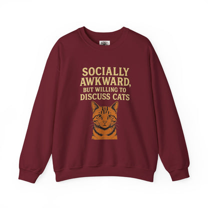 Socially Awkward Cat Lover's Sweatshirt