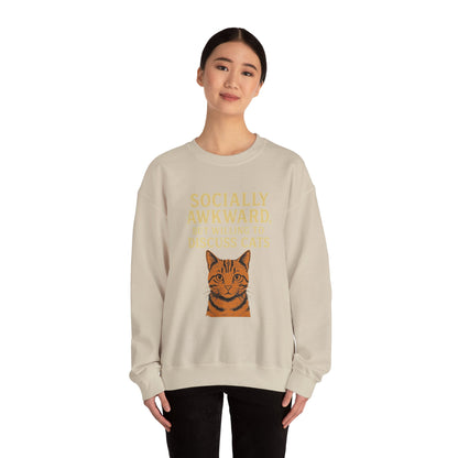 Socially Awkward Cat Lover's Sweatshirt