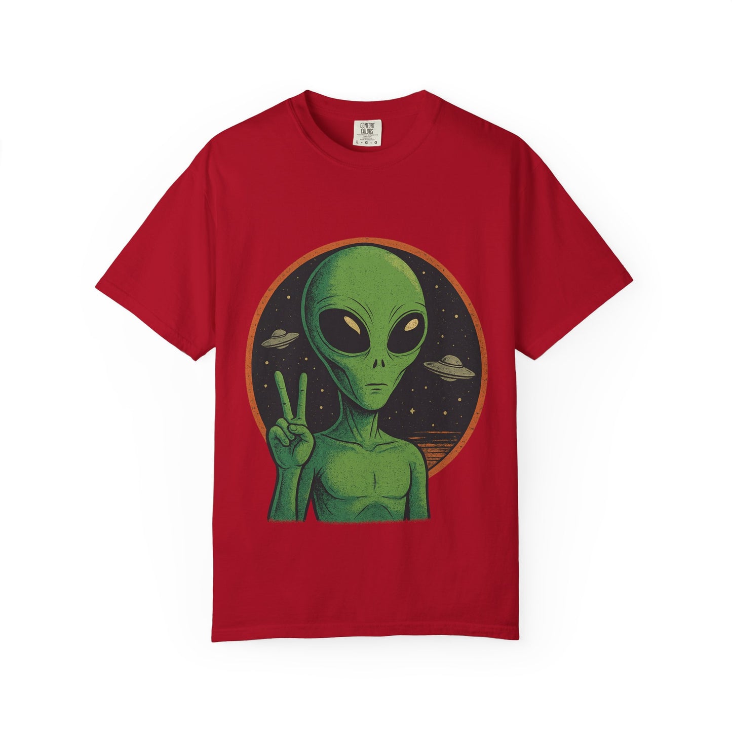 Alien Peace Sign Tee
