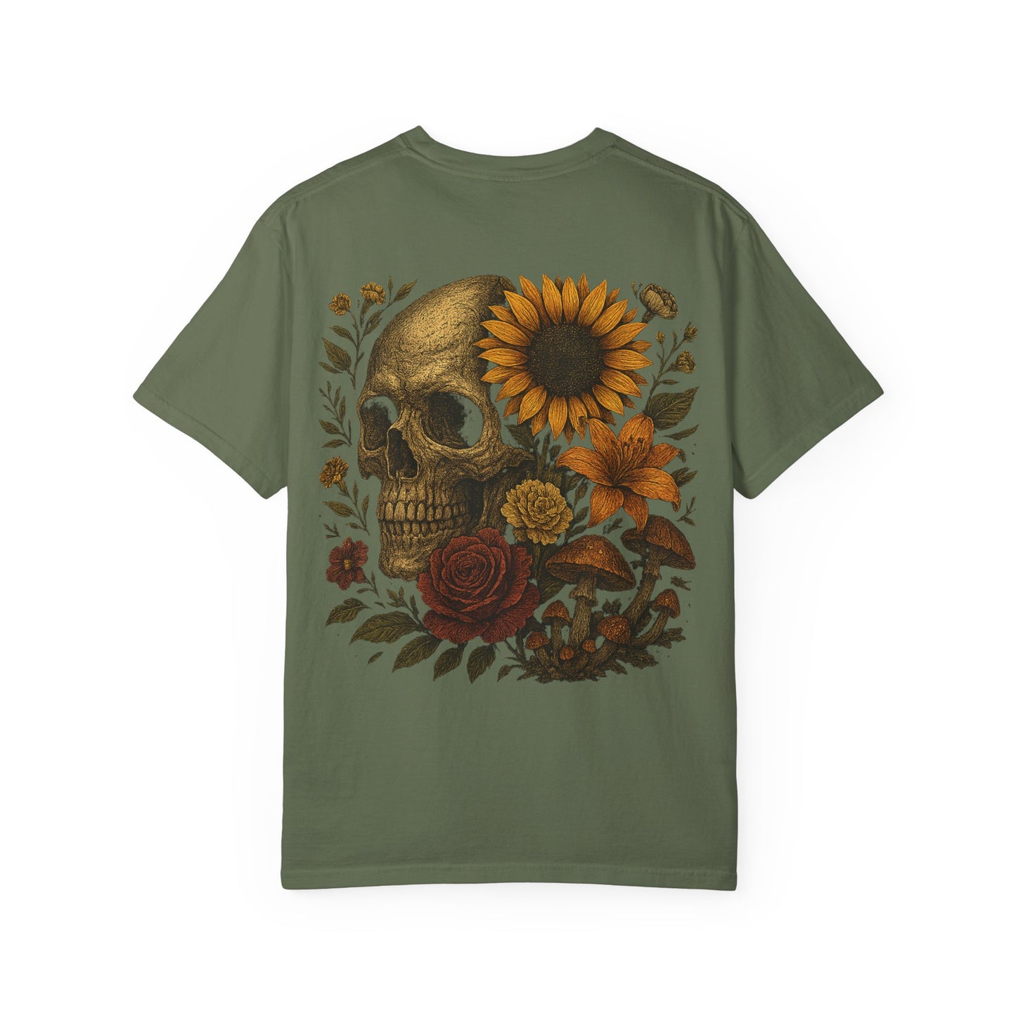 Boho Skull & Mushroom Tee