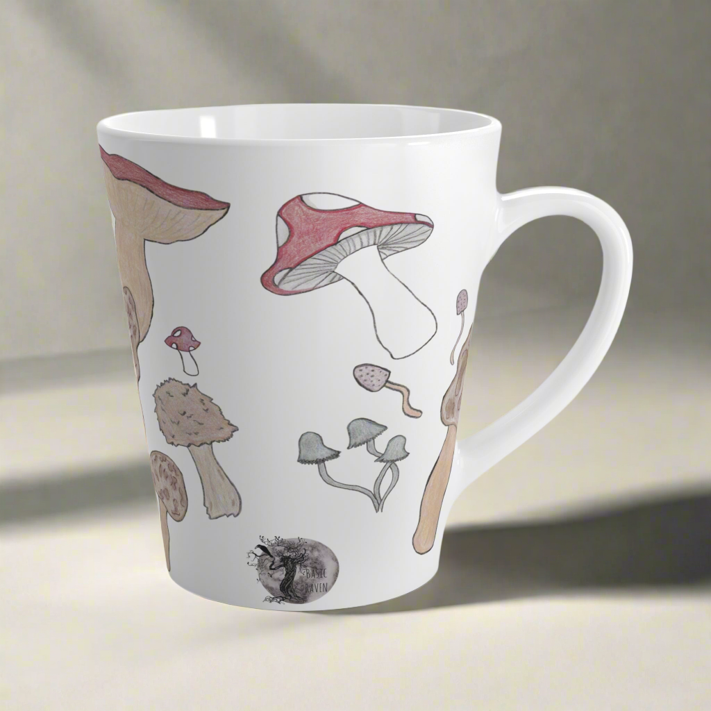 Mushroom Mug - Hand Drawn Original Art