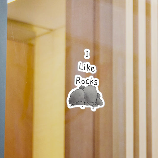 Vinyl Decal - I Like Rocks